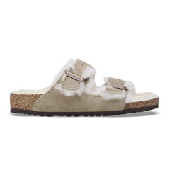 Arizona Shearling Kids Suede Leather - Taupe