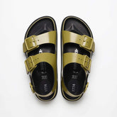 1774 Milano Leather Patent Leather - Golden Olive