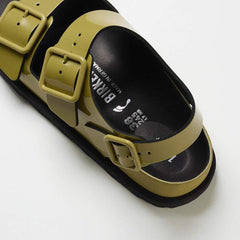 1774 Milano Leather Patent Leather - Golden Olive
