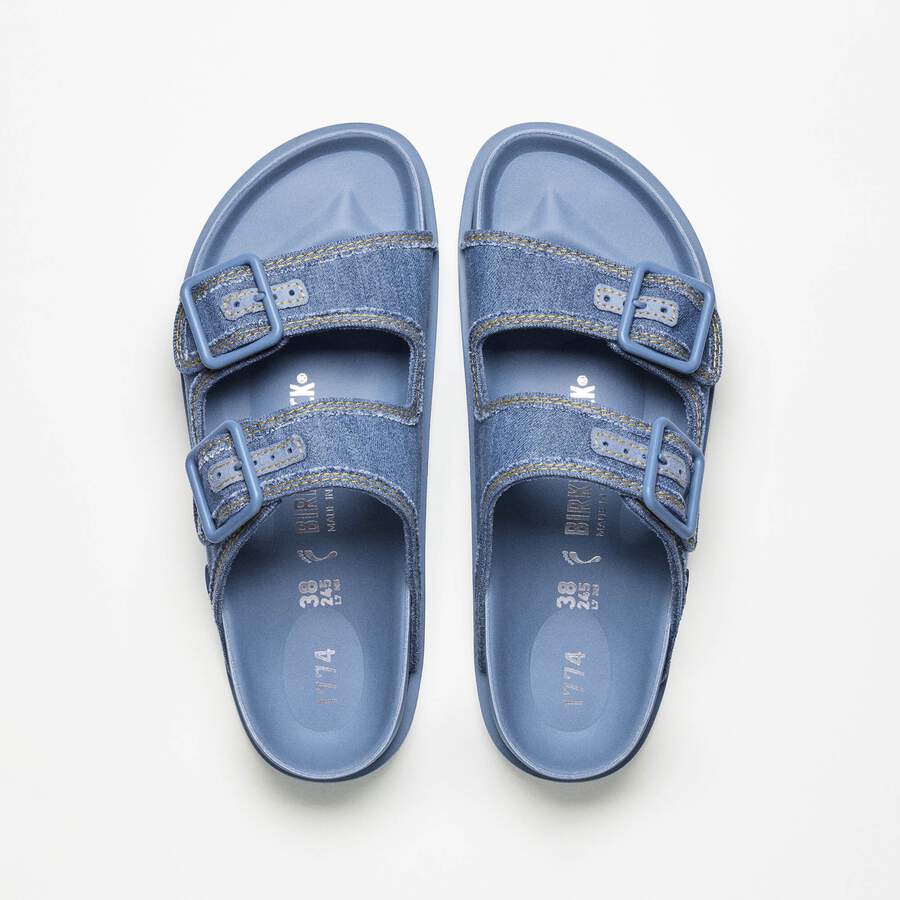 1774 Arizona Denim Leather-Cotton - Faded Denim