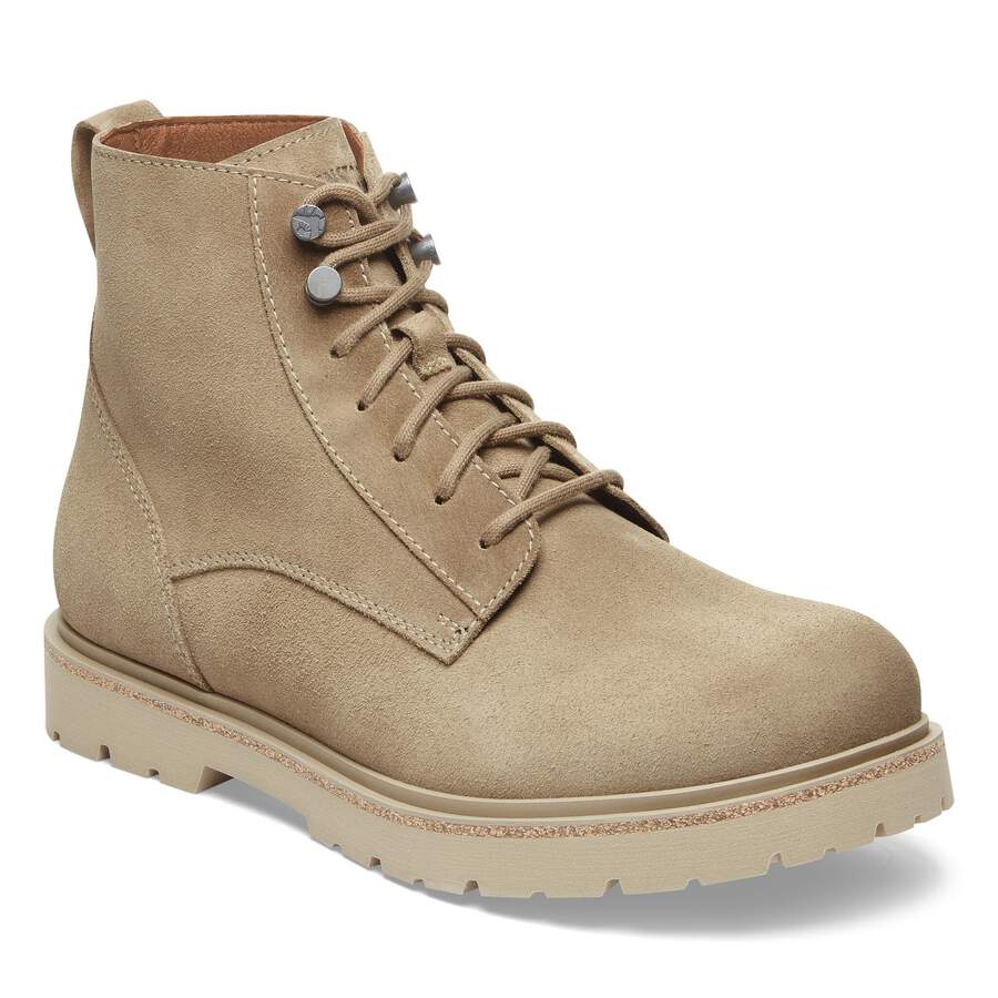 Highwood Lace Mid Women Suede Leather - Taupe