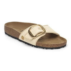 Madrid Big Buckle Raffia Textile - Raffia Naturale