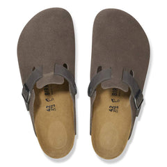 Boston Mixed Leather - Concrete Gray
