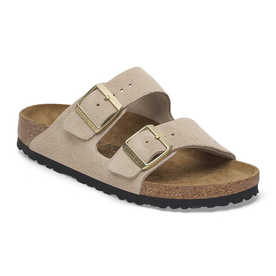 Arizona Suede Leather Taupe - Sandcastle