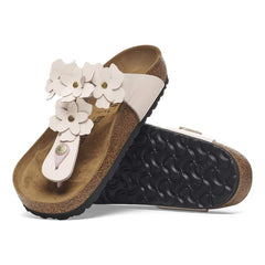 Gizeh Flower Embellishment Natural Leather - Light Rose