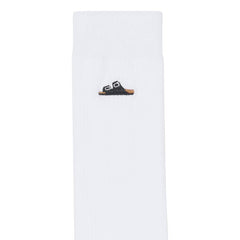 Cotton Ribbed Socks Cotton/Polyamid/Elastane - White
