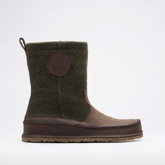 FILSON Lahti Natural Leather/Wool - Forest Green / Roast