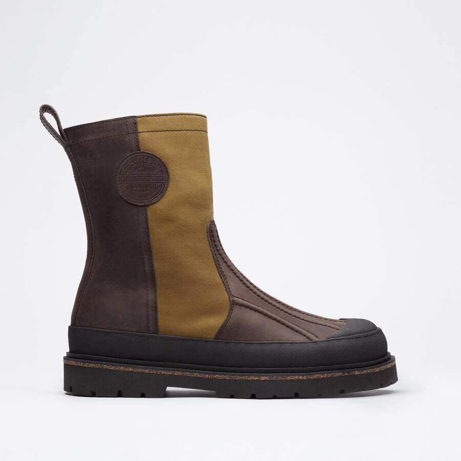 FILSON Skykomish Natural Leather/Textile - Dark Tan / Roast