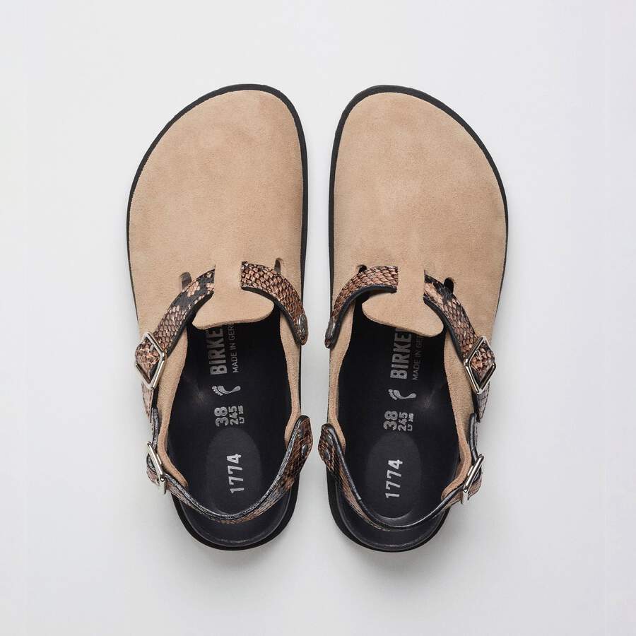 Tokio II Lined 1774 Natural Leather - Natural Snake Brown