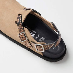 Tokio II Lined 1774 Natural Leather - Natural Snake Brown