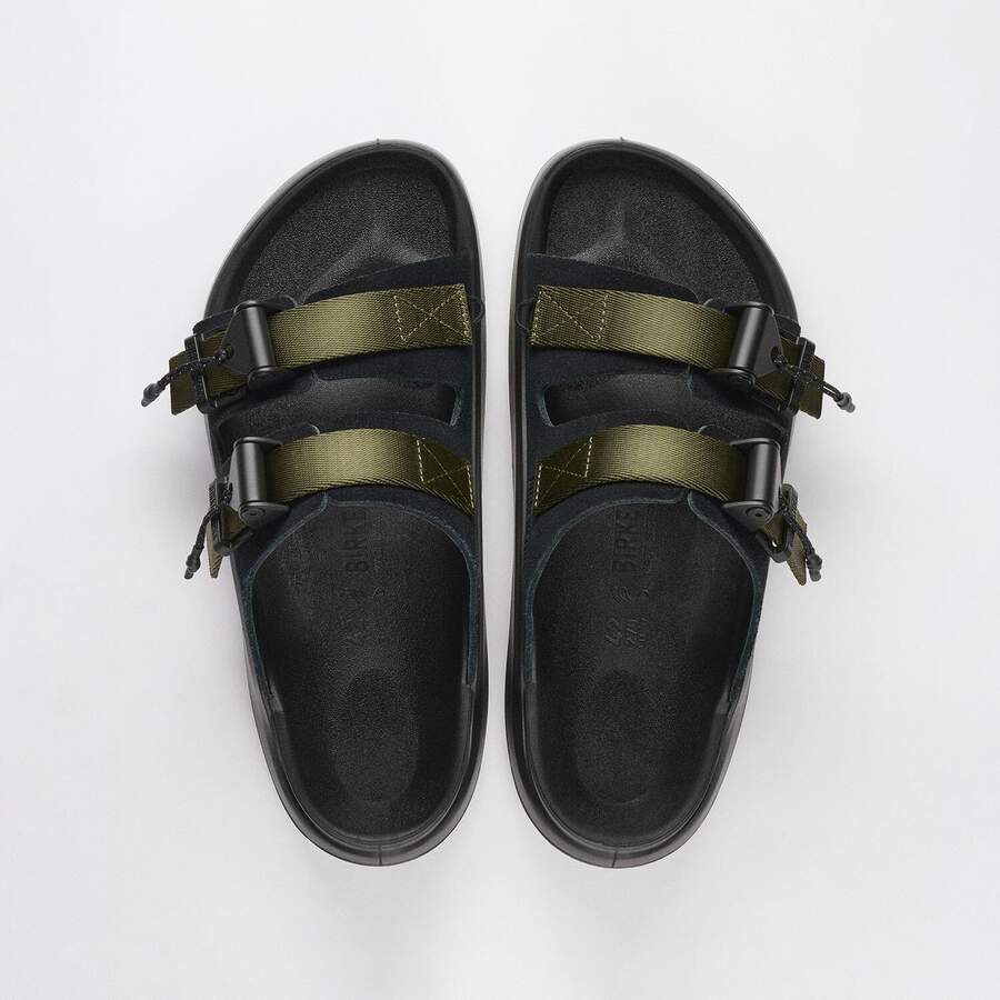 Mogami Terra Tech Nubuck Leather/Textile - Olive
