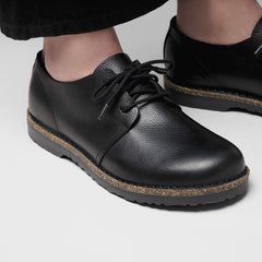 Uppsala Low Natural Leather - Black