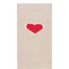 Cotton Ribbed Socks Cotton/Polyamid/Elastane - Eggshell