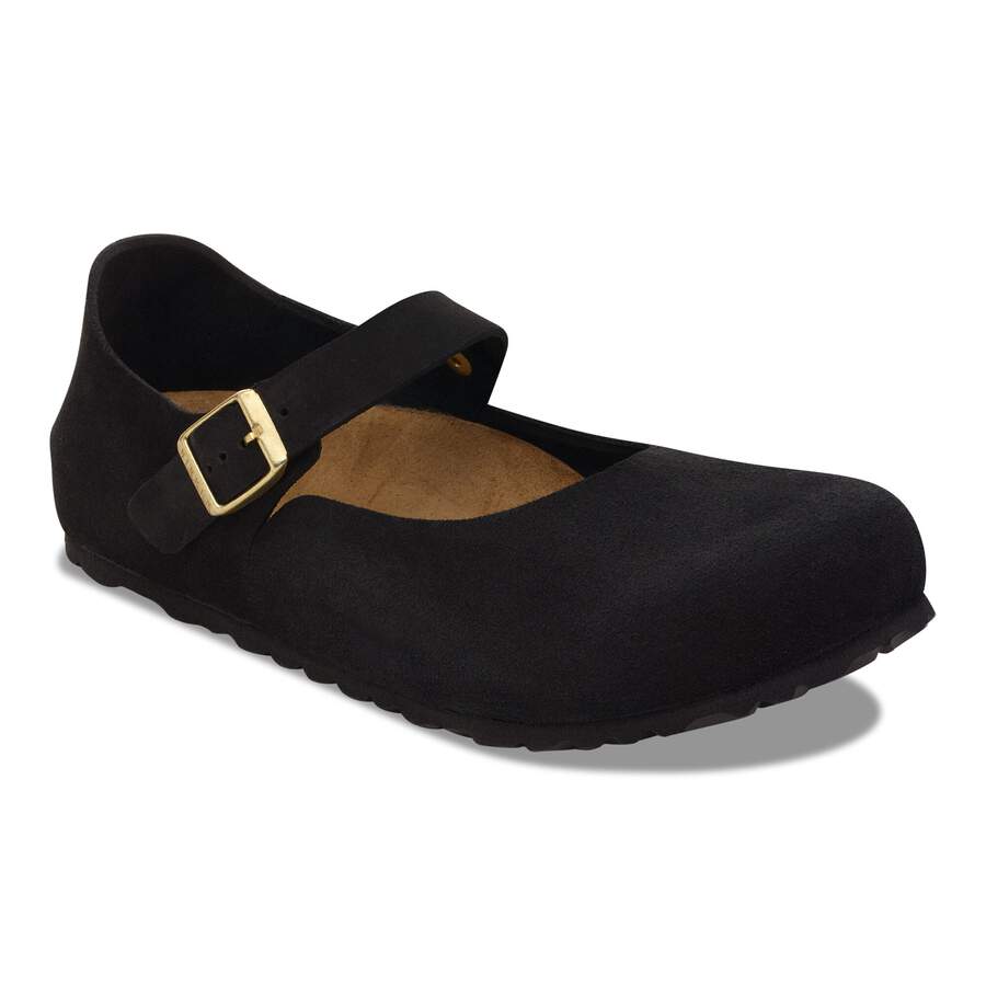 Mantova Suede Leather - Black