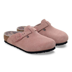 Boston Kids Suede Leather - Pink Clay