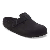 Boston Nubuck Leather - Black