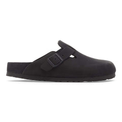 Boston Nubuck Leather - Black