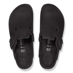 Boston Nubuck Leather - Black
