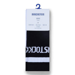 Cotton Crew 2 Pack Cotton/Polyamid/Elastane - Black/White