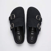 1774 222 West Suede Suede Leather - Black