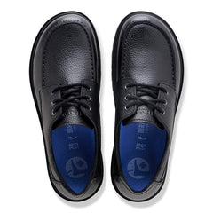 Highwood Moc Lace Low Natural Leather - Black