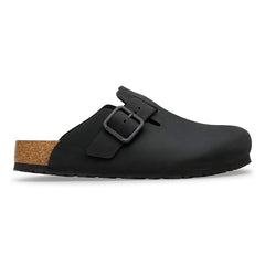 Boston Wire Buckle Nubuck Leather - Black