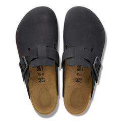 Boston Wire Buckle Nubuck Leather - Black