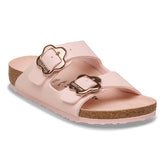 Arizona Flower Buckle Kids Birko-Flor - Light Rose Tonal