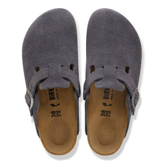 Boston Suede Leather - Charcoal