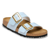 Sydney Cushion Buckle Birko-Flor Patent - Patent Baby Blue