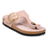 Gizeh Big Buckle Nubuck Leather - Soft Pink