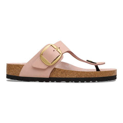Gizeh Big Buckle Nubuck Leather - Soft Pink