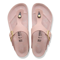 Gizeh Big Buckle Nubuck Leather - Soft Pink