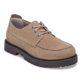 Highwood Moc Lace Low Suede Leather - Gray Taupe