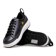 Melbourne PRO ESD Natural Leather Coated - Black/White