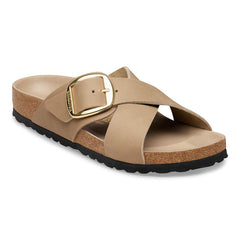 Siena Big Buckle Natural Leather Oiled - Tobacco Brown