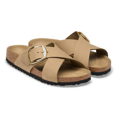 Siena Big Buckle Natural Leather Oiled - Tobacco Brown
