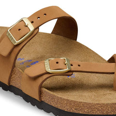 Mayari Soft Footbed Nubuck Leather - Mink