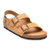 Milano Natural Leather Embossed - Nature Semi Veg Tan