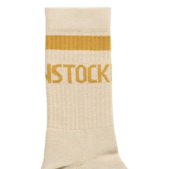 Cotton Tennis Socks Cotton/Polyamid/Elastane - Oatmeal/Archive Denim Blue