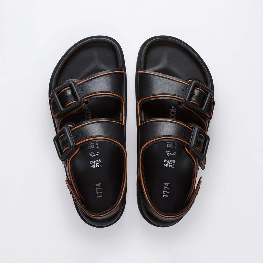 1774 Milano Leather Natural Leather - Black