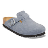 Boston Suede Leather - Stone Blue