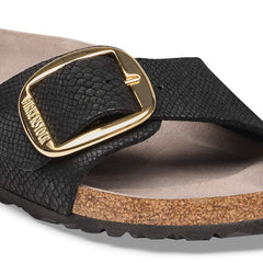 Madrid Big Buckle Synthetik - Python Black