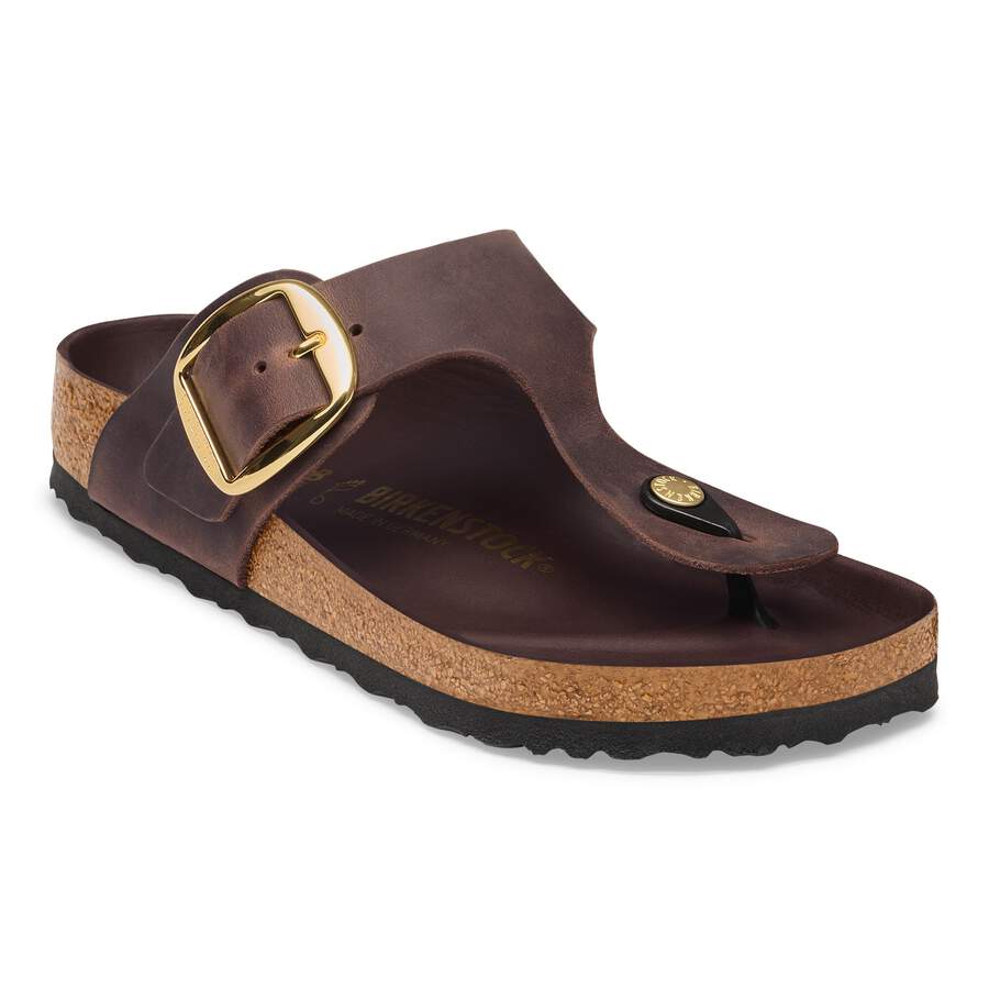 Gizeh Big Buckle Natural Leather Oiled - Habana