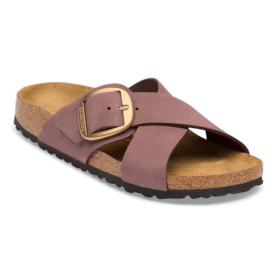 Siena Big Buckle Nubuck Leather - Pepper