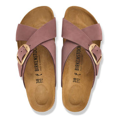 Siena Big Buckle Nubuck Leather - Pepper
