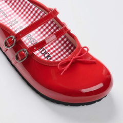 Repetto Scala Patent Leather - Flame Red