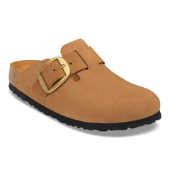 Boston Big Buckle Nubuck Leather - Mink Tonal