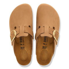 Boston Big Buckle Nubuck Leather - Mink Tonal