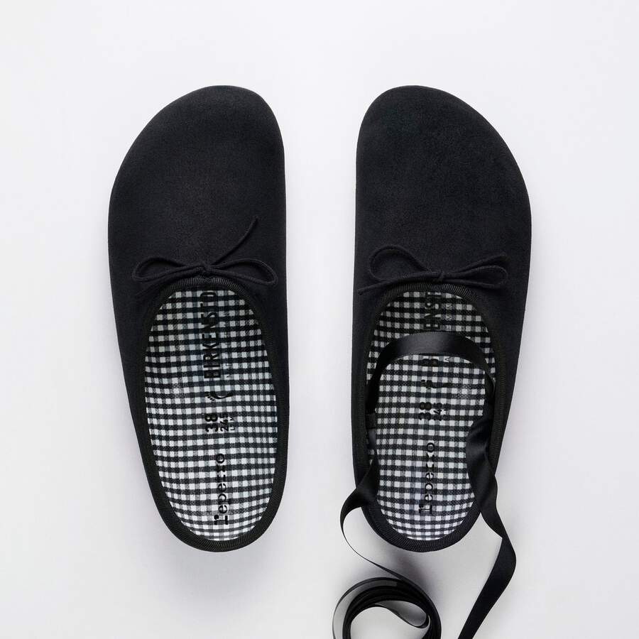 Repetto Opéra Suede Leather - Black